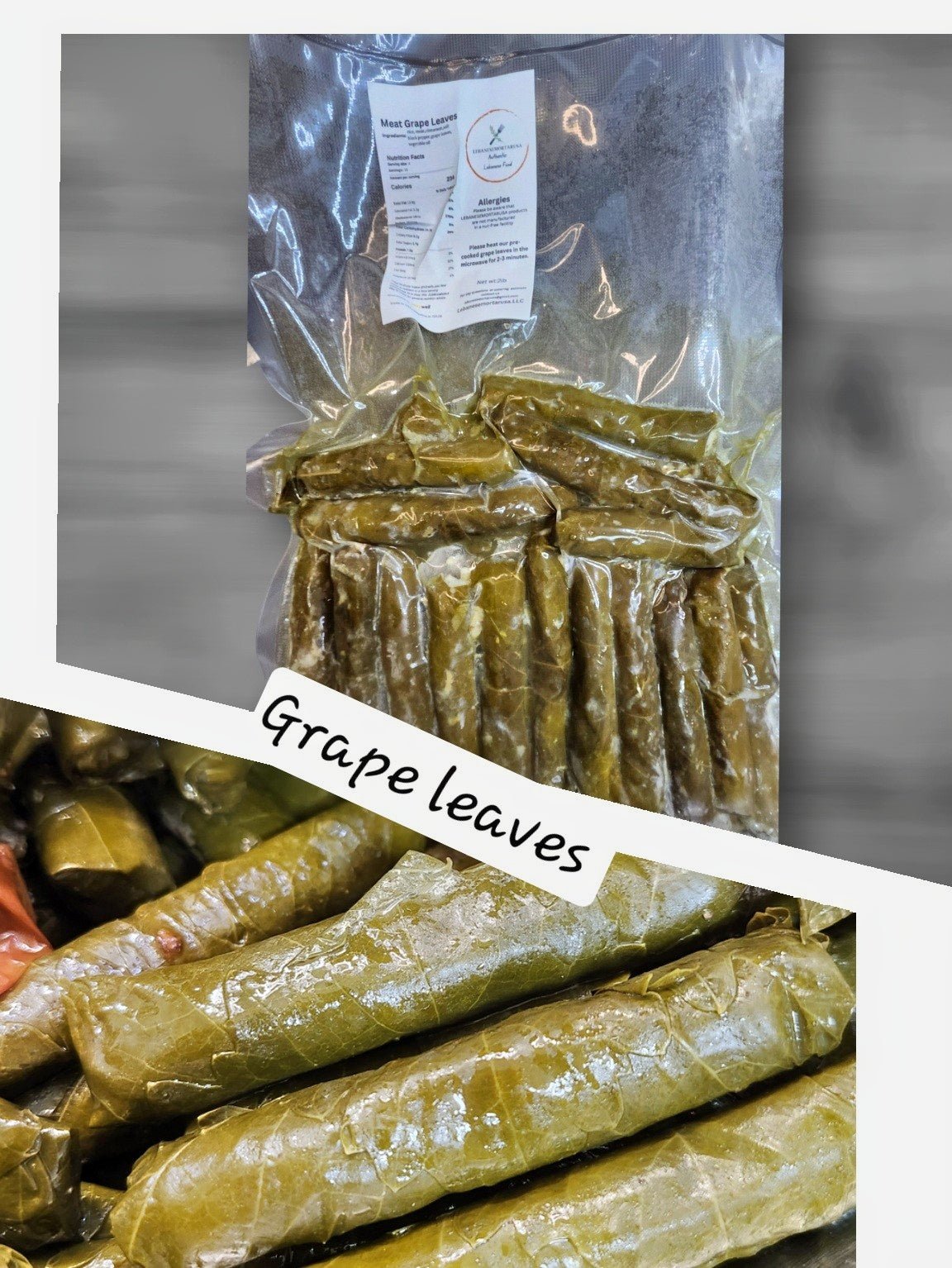 Authentic Homemade ,Lebanese Grape Leaves - Lebanesefeastusa