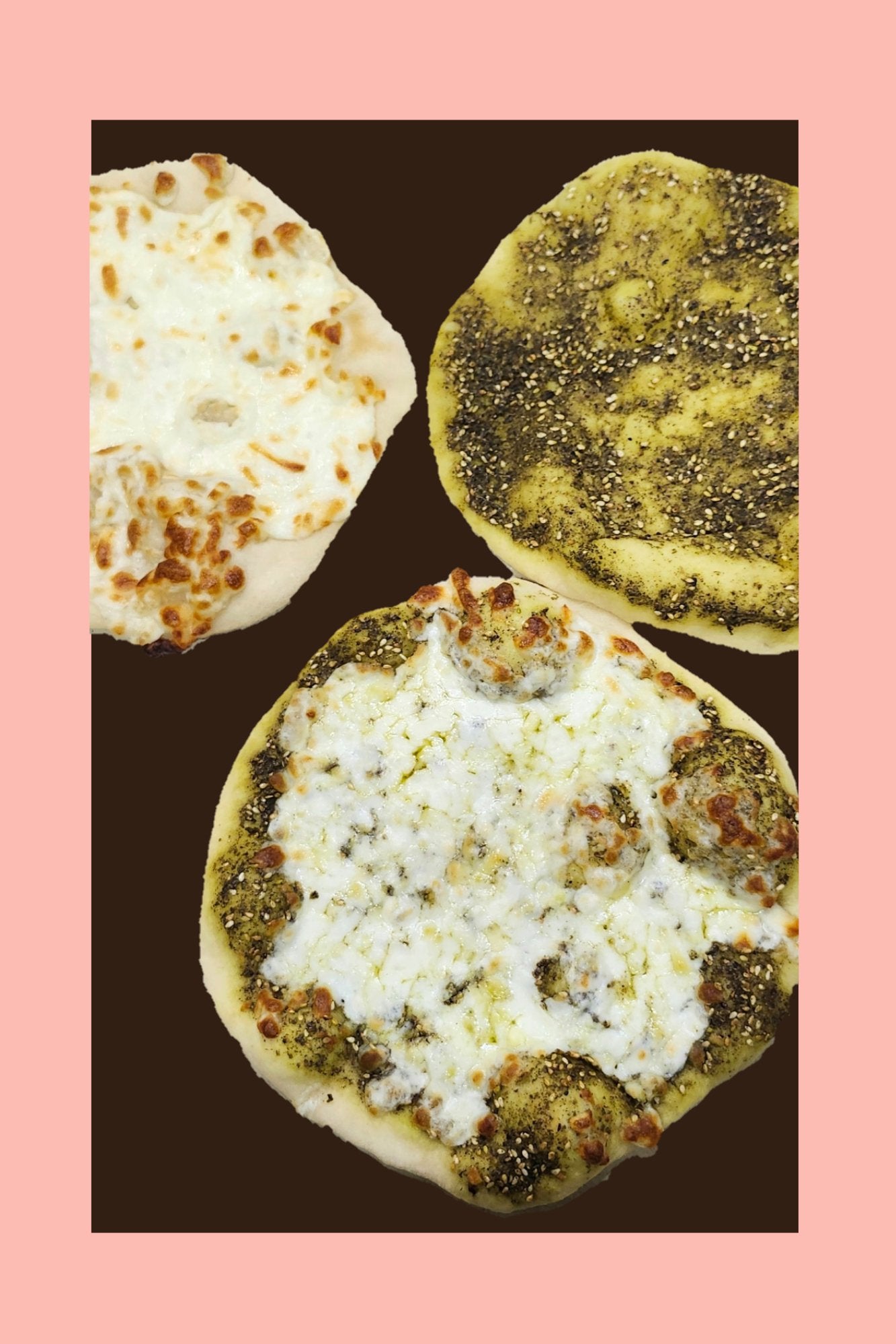 Lebanese manakish,cheese mankoush,zaatar pastries. - Lebanesefeastusa