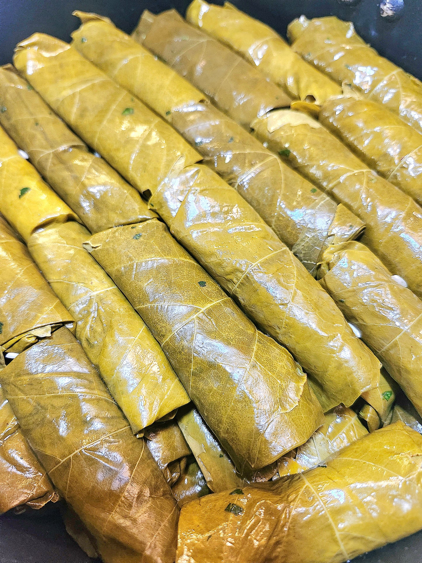 Authentic Homemade ,Lebanese Meat Grape Leaves (1.9 lbs 20-25 pcs). - Lebanesefeastusa